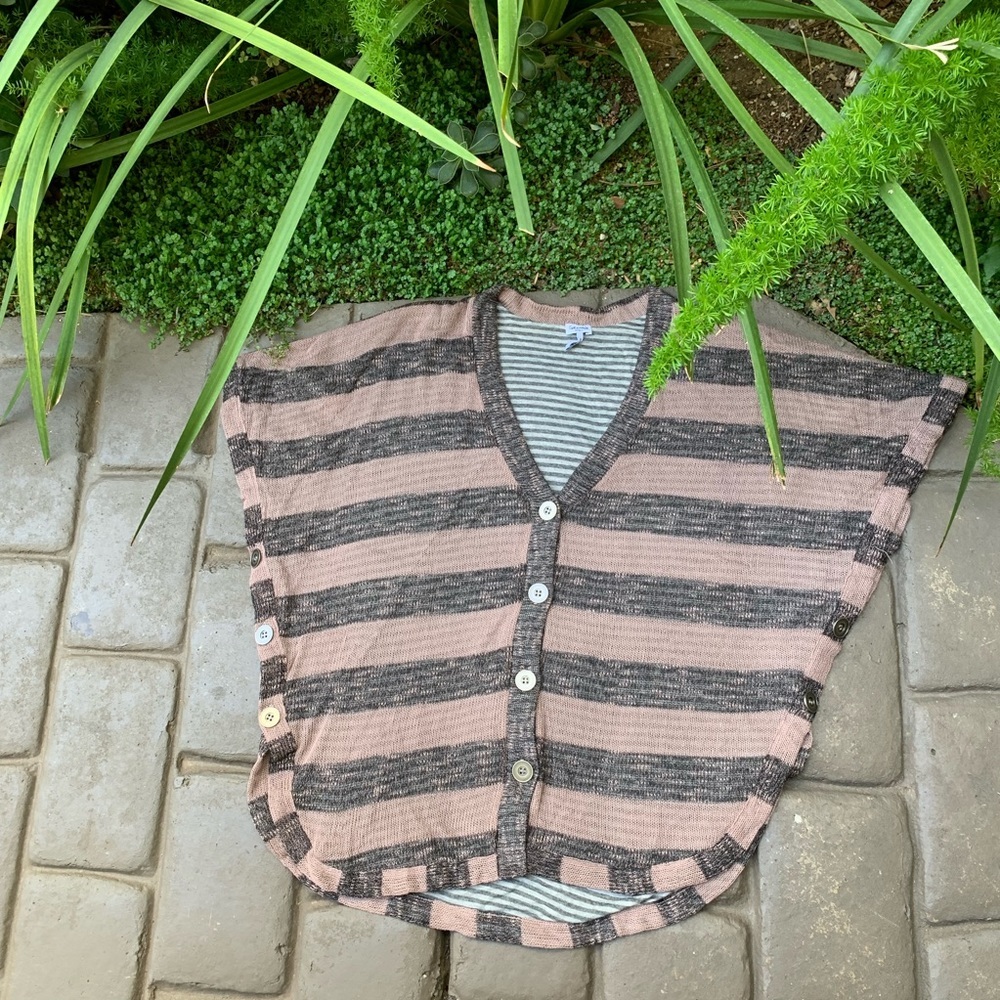 SPLENDID Poncho Style Button-Up Sweater Size Small